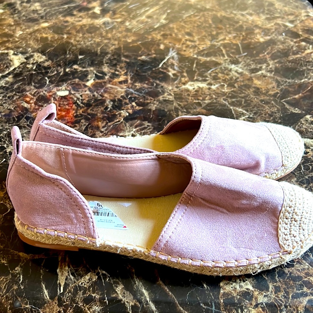 Purple shoes